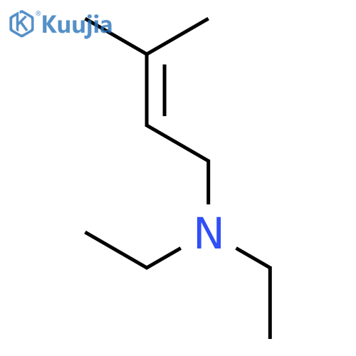 2-Buten-1-amine, N,N-diethyl-3-methyl- structure