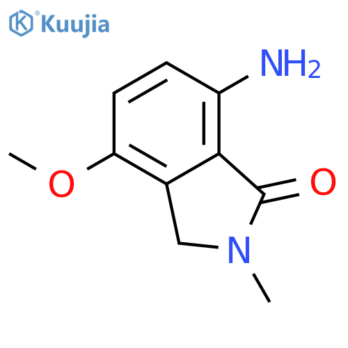7-amino-2,3-dihydro-4-methoxy-2-methyl-1H-Isoindol-1-one structure
