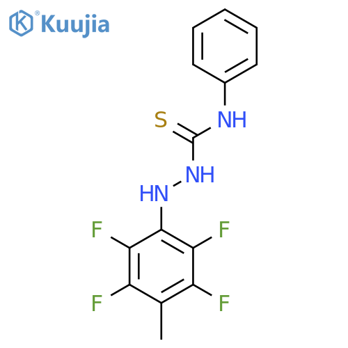 1-(2,3,5,6-Tetrafluoro-4-methylphenyl)-4-phenylthiosemicarbazide structure