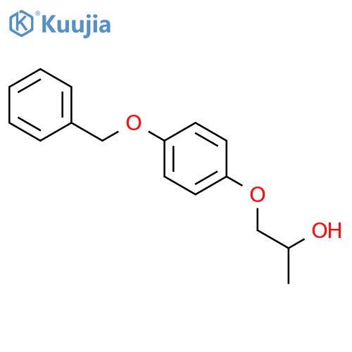 2-Propanol, 1-[4-(phenylmethoxy)phenoxy]- structure