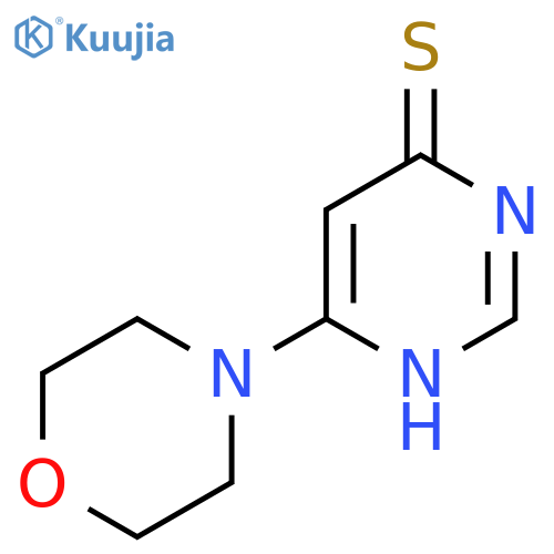 6-Morpholin-4-ylpyrimidine-4-thiol structure