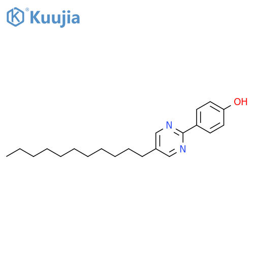 Phenol, 4-(5-undecyl-2-pyrimidinyl)- structure