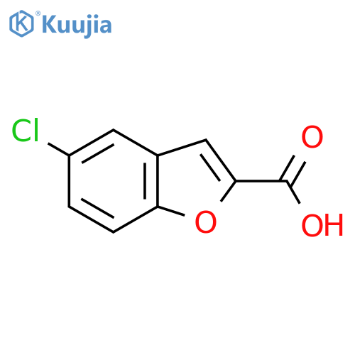 5-Chlorobenzofuran-2-carboxylic acid structure