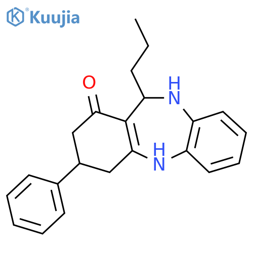 2,10-Diaza-5-phenyl-9-propyltricyclo[9.4.0.0<3,8>]pentadeca-1(11),3(8),12,14-tetraen-7-one structure
