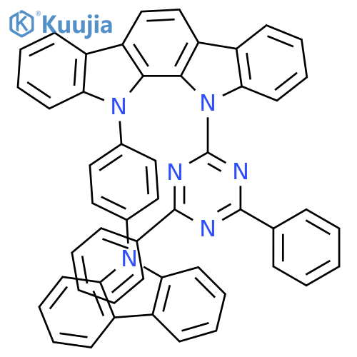 11-[4-(9H-carbazol-9-yl)phenyl]-12-(4,6-diphenyl-1,3,5-triazin-2-yl)-11,12-dihydro structure