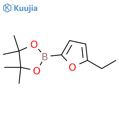 2-(5-Ethylfuran-2-YL)-4,4,5,5-tetramethyl-1,3,2-dioxaborolane structure