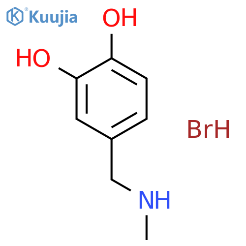 4-(Methylamino)methylpyrocatechol Hydrobromidee structure