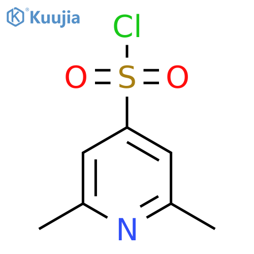 2,6-Dimethylpyridine-4-sulfonyl chloride structure