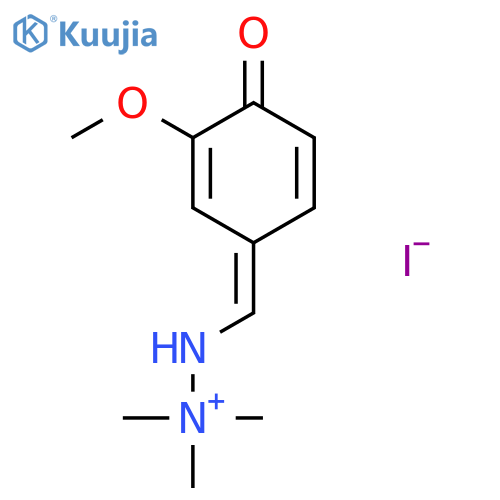 Hydrazinium,1-[(4-hydroxy-3-methoxyphenyl)methylene]-2,2,2-trimethyl-, iodide (1:1) structure