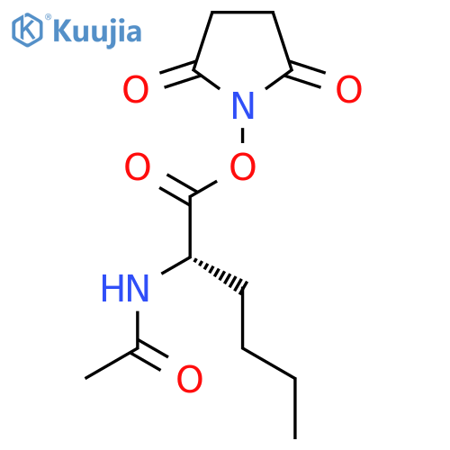 N-alpha-Acetyl-L-norleucine succinimidyl ester (Ac-L-Nle-OSu) structure