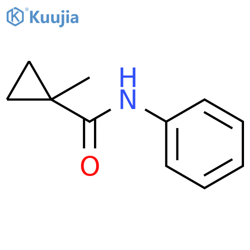 1-Methyl-N-phenylcyclopropanecarboxamide structure