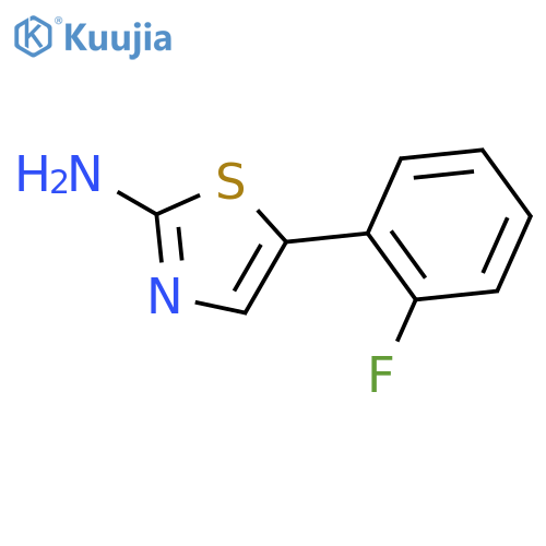 5-(2-Fluorophenyl)-1,3-thiazol-2-amine structure