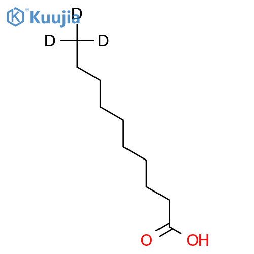 Decanoic-10,10,10-d3 Acid structure