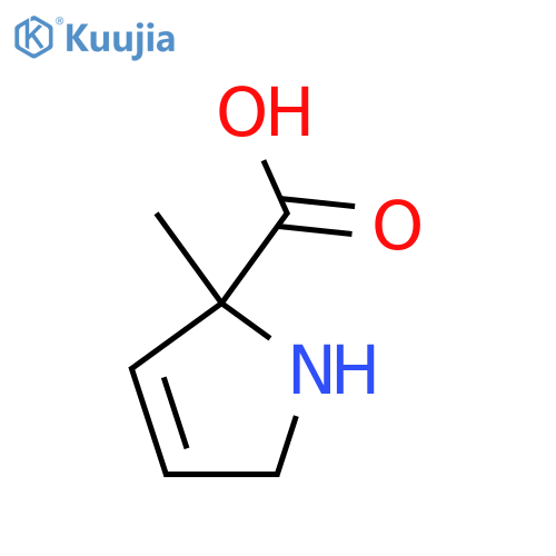 2-methyl-2,5-dihydro-1H-pyrrole-2-carboxylic acid structure