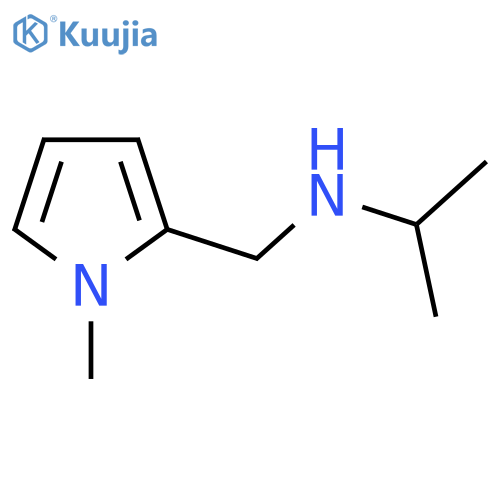 (1-methyl-1H-pyrrol-2-yl)methyl(propan-2-yl)amine structure