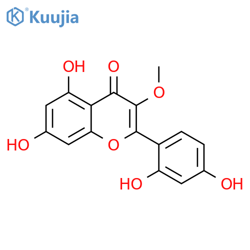 2',3,4',5,7-Pentahydroxyflavone; 3-Me ether structure