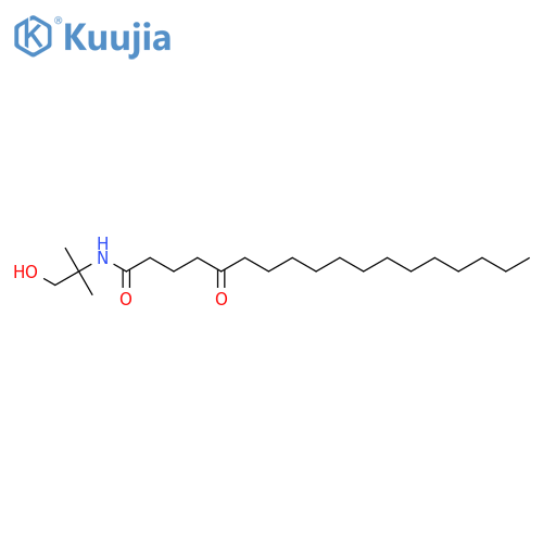 N-(1-hydroxy-2-methylpropan-2-yl)-5-oxooctadecanamide structure