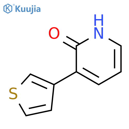 3-thiophen-3-yl-1h-pyridin-2-one structure