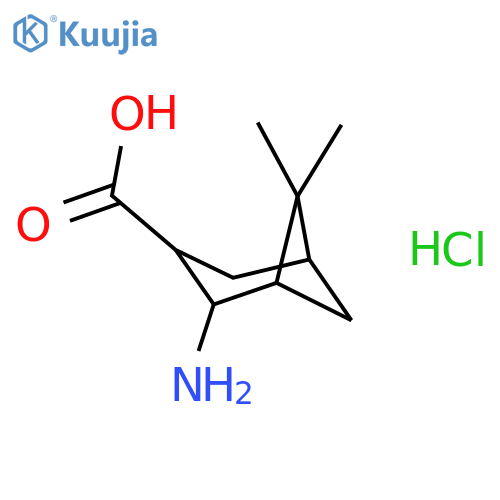 4-amino-6,6-dimethylbicyclo[3.1.1]heptane-3-carboxylic Acid;hydrochloride structure