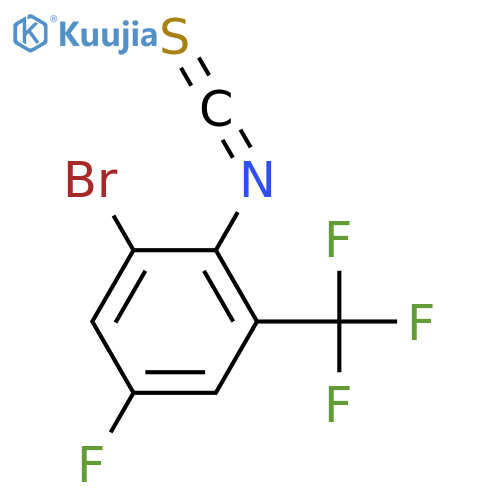 2-Bromo-4-fluoro-6-(trifluoromethyl)phenyl isothiocyanate structure