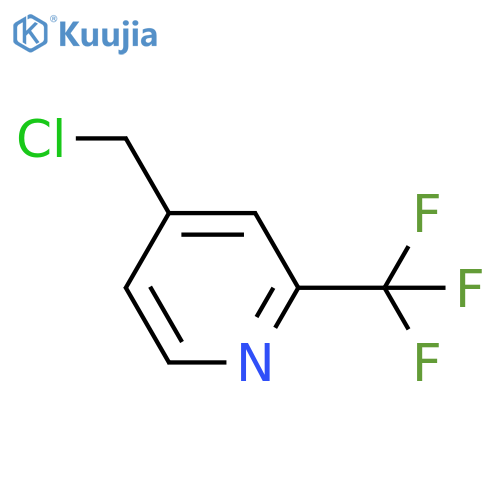 4-ChloroMethyl-2-trifluoroMethyl-pyridine structure