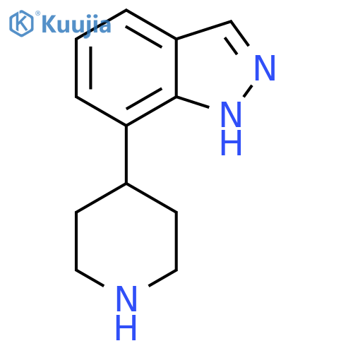 7-(piperidin-4-yl)-1H-indazole structure
