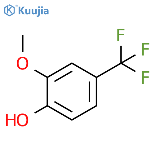 2-Methoxy-4-(trifluoromethyl)phenol structure