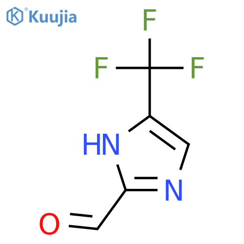 4-(trifluoromethyl)-1H-imidazole-2-carbaldehyde structure