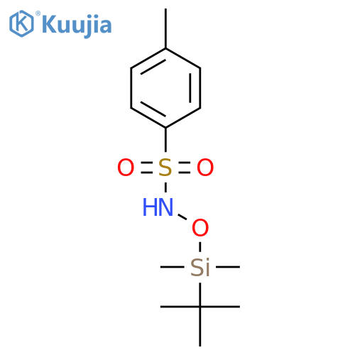 N-[tert-butyl(dimethyl)silyl]oxy-4-methylbenzenesulfonamide structure
