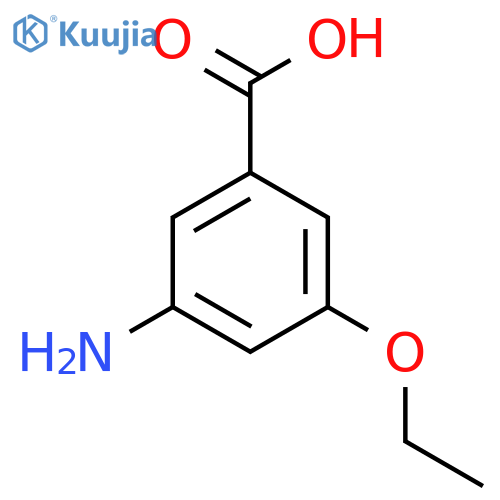 Benzoic acid, 3-amino-5-ethoxy- structure