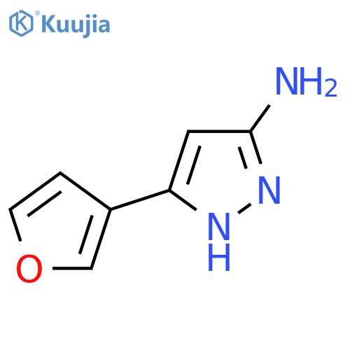 3-(Furan-3-yl)-1H-pyrazol-5-amine structure