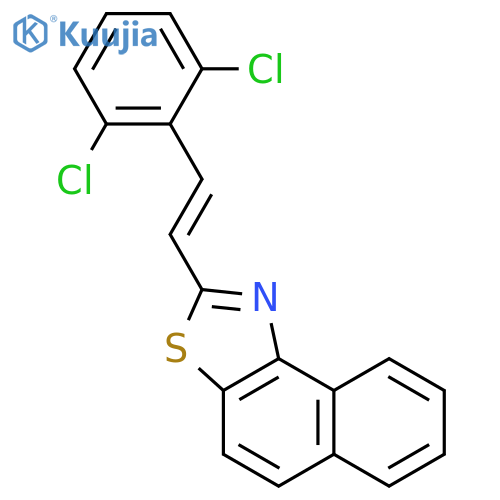 Naphtho[1,2-d]thiazole, 2-[2-(2,6-dichlorophenyl)ethenyl]- structure