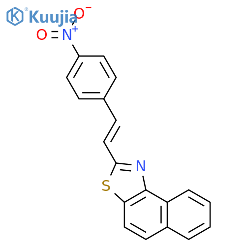 Naphtho[1,2-d]thiazole, 2-[2-(4-nitrophenyl)ethenyl]- structure