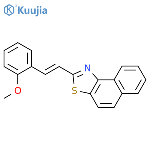 Naphtho[1,2-d]thiazole, 2-[2-(2-methoxyphenyl)ethenyl]- structure