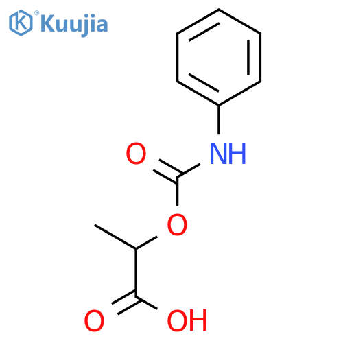 (S)-(-)-2-(PHENYLCARBAMOYLOXY)PROPIONIC ACID structure