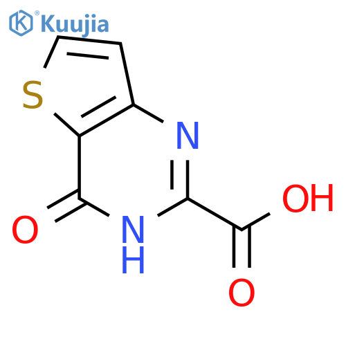 4-Oxo-3,4-dihydrothieno[3,2-d]pyrimidine-2-carboxylic acid structure