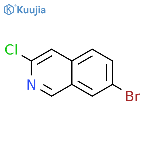 7-Bromo-3-chloroisoquinoline structure