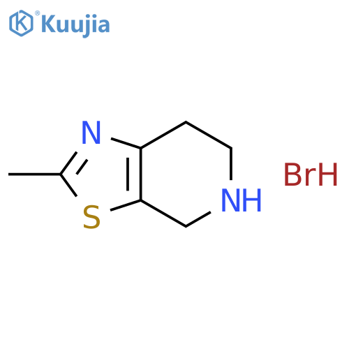 2-methyl-4,5,6,7-tetrahydrothiazolo[5,4-c]pyridine hydrobromide structure