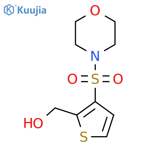 3-(Morpholin-4-ylsulfonyl)thien-2-ylmethanol structure