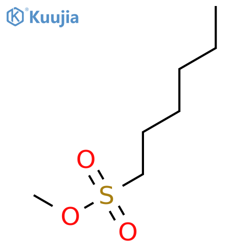 1-Hexanesulfonic acid,methyl ester structure