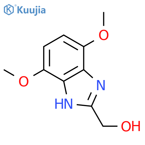 4,7-dimethoxy-1H-Benzimidazole-2-methanol structure