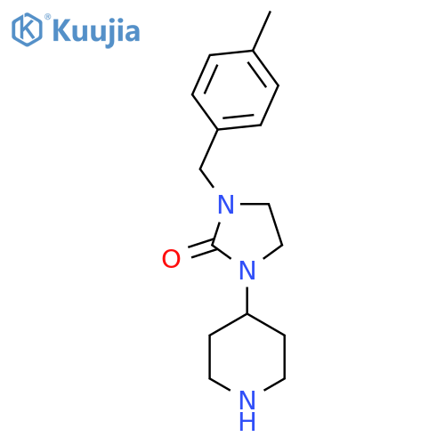 1-(4-Methylbenzyl)-3-piperidin-4-ylimidazolidin-2-one structure