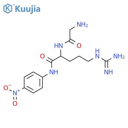 H-Gly-Arg-pNA·2 HCl structure