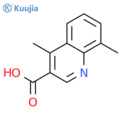 4,8-dimethylquinoline-3-carboxylic Acid structure