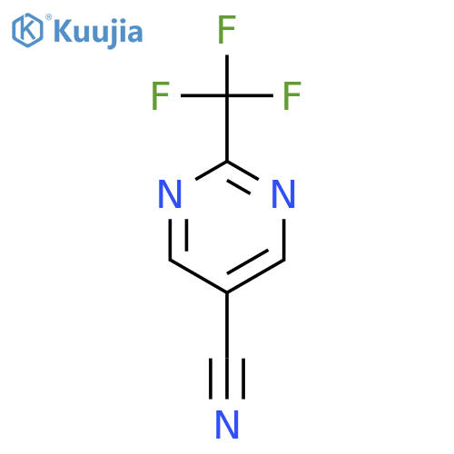 2-Trifluoromethyl-pyrimidine-5-carbonitrile structure
