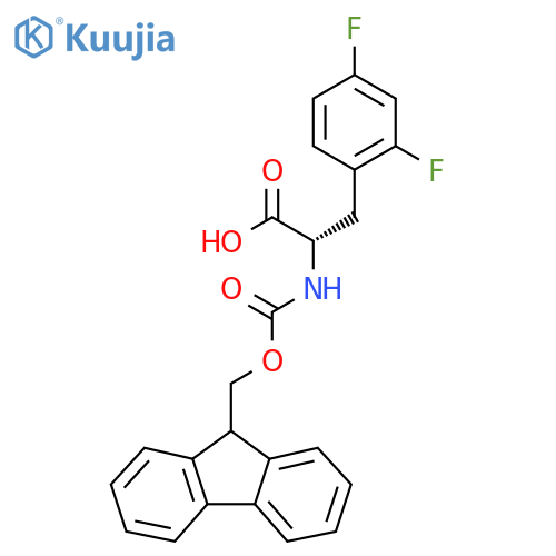 Fmoc-L-2,4-difluorophenylalanine structure