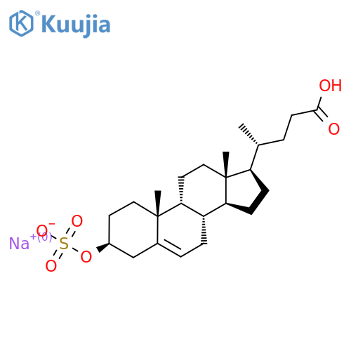 3β-Hydroxychol-5-en-24-oic Acid Sulfate Disodium Salt structure