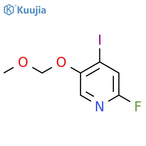 2-Fluoro-4-iodo-5-(methoxymethoxy)pyridine structure