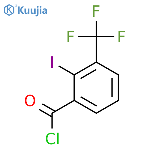 2-Iodo-3-(trifluoromethyl)benzoyl chloride structure
