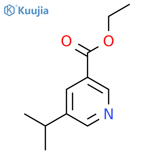 Ethyl 5-isopropylnicotinate structure